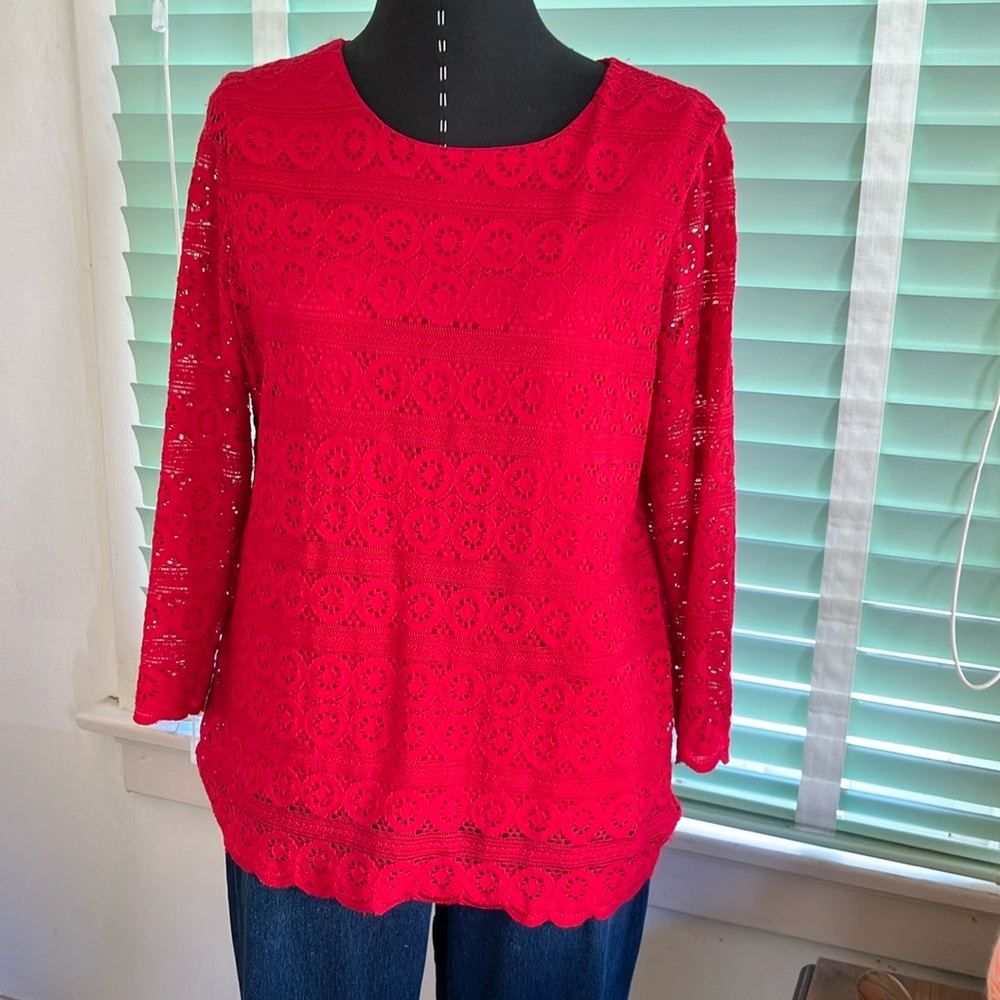 Charter club lace top